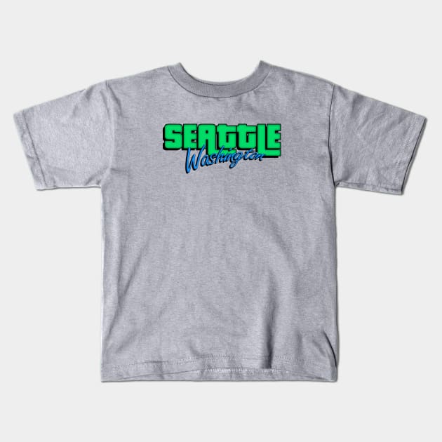 Seattle Kids T-Shirt by SeattleDesignCompany